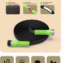 Flat Soaker Hose 100FT for Garden, 2Pack 50FT Upgrade Drip Irrigation Hose with Anodized Metal Ends and Heavy Duty Double-Layer, Leakproof & Flexible Water Saving 80% Hose for Lawn, Beds, Vegetable