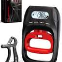 Grip Strength Tester Trainer - Electronic Hand Dynamometer of 400lbs/180kg & Grip strengthener with Adjustable Resistance for Sport