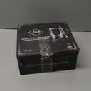 LIBWYS 4 Pack 250ml Double Walled Glass Coffee Mugs with 4 Spoons, Cappuccino Latte Tea Cups with Handle, Heat Resistant Drinking Glasses