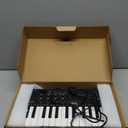 DaierTek Midi Keyboard Controller 25 Key Portable Mini Bluetooth & USB Midi Piano with 8 Backlit Drum Pad, 8 Knobs and Music Production Software for Computer Recording, Music Production (Black)