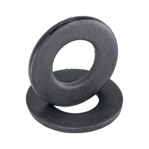 Black Washer Fits 1/2" Diameter Screw Size (50 pcs), 1-1/16" Outside Diameter, Steel with Weatherproof Black Ruspert Coating for Outdoor Use by Makers Bolt