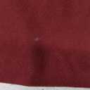 chouyatou Men's Mid-Length Single Breasted Wool Blend Top Coat (Medium, Notch-Burgundy)