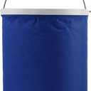 Collapsible Bucket 13L with Handle, 3.5 Gallon Foldable Container, Folding Portable Water Supplies for Outdoor Car Wash Garden Camping (Blue)