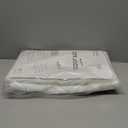 Joydeco White Curtains Backdrop for Wedding Parties, Photo Backdrop Curtains for Wedding Decorations Birthday, Wrinkle Free Polyester 5ft x 10ft Fabric Drape 2 Panels with Rod Pockets