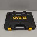 ELEAD 3/8'' Drive Impact Socket Set - 50-Piece Shallow & Deep Socket Set Metric and Standard Full with Universal Joint, Extension Bar, 1/2 to 3/8 Reducer, Hex Shank Socket Adapter, Ratchet Handle