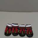 QUMY Dog Shoes for Large Dogs, Medium Dog Boots & Paw Protectors for Winter Snowy Day, Summer Hot Pavement, Water-Resistant in Rainy Weather, Outdoor Walking, Indoor Hardfloors Skid-Resistant Sole (Size 3: 2.0''x2.5''(W*L) (Pack of 4))