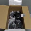 Immersion Blender Handheld Hand Blenders, 20 Speed & Turbo Mode Hand Held Blender, Heaviest Duty Copper Motor, Stainless Steel Blades, Milk Frother Wand, Whisk, 600ml Beaker, 500ml Chopper (Silver)