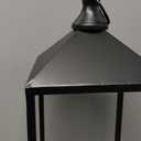 22'' 19'' Large Lanterns Decorative Outdoor Indoor, Set of 2 Black Metal Candle Lanterns with Flameless Candles Modern Farmhouse Floor Lanterns Decorative for Home Decor, Mantle, Patio, Porch, Garden