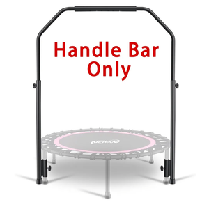 Newan Rebounder Handle Bar Accessory for 40" Round Fitness Trampolines, Cushy Foam Handles,Only Applicable to The Foot Tube Between 2.5CM/0.98IN Diameter (Trampoline Not Included)