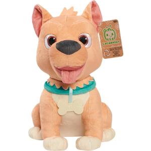 Just Play Cocomelon 100% Recycled Materials Bingo Plush Stuffed Animal, Dog, Officially Licensed Kids Toys for Ages 18 Month