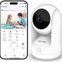 Pet Camera for Dog Cat Indoor with 1-Key-Call and Motion Tracking, 2K 3MP HD Baby Monitor with Phone App, Live Video&Playback with Pan/Tilt Rotating, Wireless WiFi Cameras for Home Security