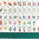 American Mahjong Classical Chinese Design Set 1.2-inch 160 Acrylic High-Grade Mah-Jongg Tiles