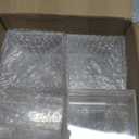 Blulu 8 Pieces Clear Acrylic Plastic Jewelry Box Mini Storage Box Mini Cube Containers with Lids for Candy and Tiny Jewelry(2.9 x 2.9 x 2.9 Inch,Classic Style,Square)