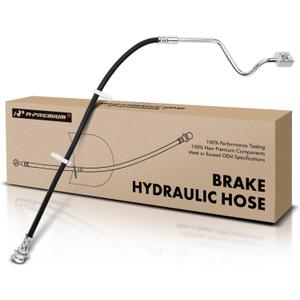 A-Premium Front Driver Brake Hydraulic Hose Compatible with Select Ford Models - For F-250/F-350 Super Duty 1999 2000 2001 2002 2003 2004, with Manual Locking Hubs; 4WD - Replace# F81Z2078CB