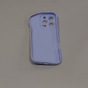 KANGHAR Compatible with iPhone 16 Pro Case, Silicone Checkered Cute Pattern, Camera Protection Soft Slim Phone Case for Phone Case -Blue