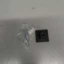 Amerock | Cabinet Knob | Matte Black | 1-3/16 inch (30 mm) Length | Monument | 1 Pack | Drawer Knob | Cabinet Hardware