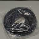 Silicone D-Shaped Weather Stripping Door Seal, 23FT Self Adhesive Door Insulation Strip, Fits Gaps up 1/ 4 to 15/ 32", for Door Frame & Window Seal (Black, 9/ 16" W × 15/ 32" T)