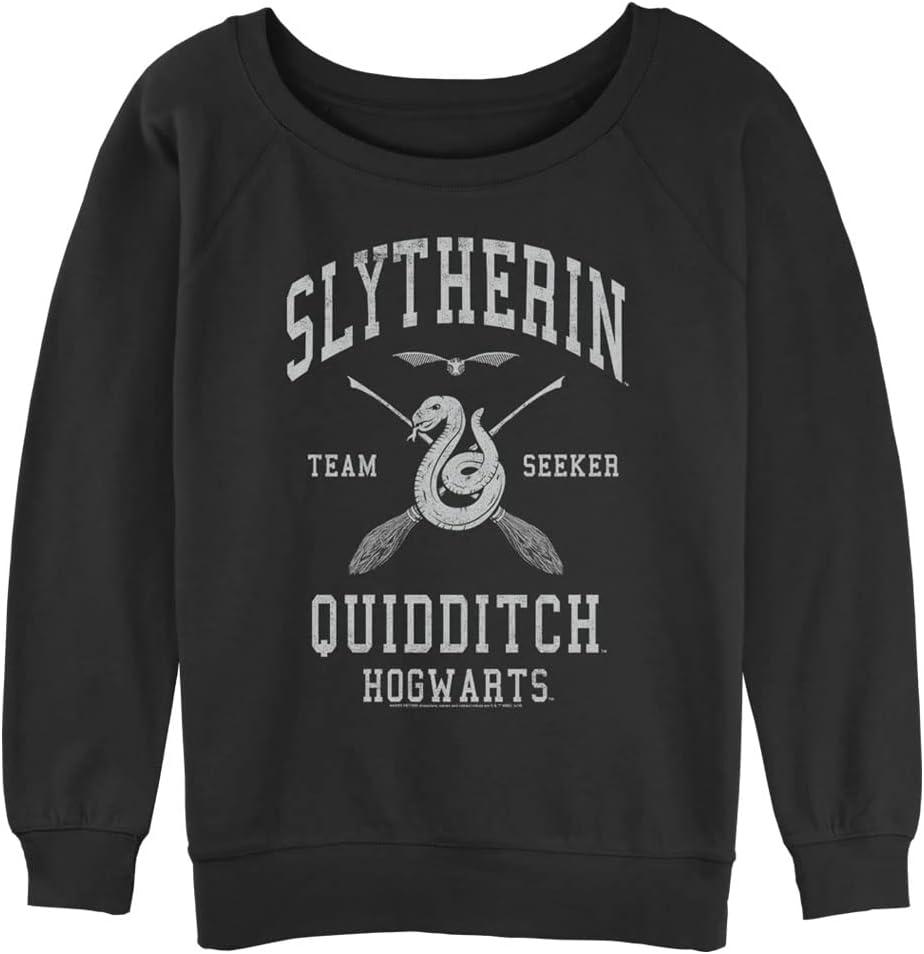 Harry Potter Women's Slytherin Quidditch Seeker (Black, L)