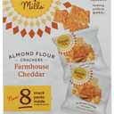SIMPLE MILLS Farmhouse Cheddar Crackers Snack Pack 8ct, 0.8 OZ (Best By: 06/02/2026)