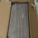 Distressed Wooden Rustic Facial Tissue Box Holder Tissue Box Cover Napkin Dispenser for Bathroom Living Room Dining Room Bedroom Toilet (Grey)