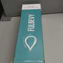 32 oz Glass Water Bottles - 1 Liter Motivational Tumbler Water Bottle Time Marker - Borosilicate Glass Water Bottle With Silicone Sleeve and 2 Lids, Handle Spout & Bamboo Straw Lid (Pink)