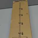 Floor Scrub Brush with Long Handle: 3 in 1 Heavy-Duty Floor Scrubber Brush with Squeegee for Cleaning Tile Bathroom Deck Kitchen Patio,Blue