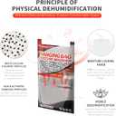 Vacplus Moisture Absorbers, Hanging Closet Dehumidifier Bags, Humidity Packs, Desiccant, Closet Dehumidifiers with Activated Charcoal, 10 Pack, 9.8 OZ