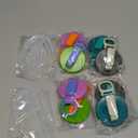 8 pack 8 color Soda Can Lids with Straws, Pop Can CoverReusable Silicone Straws Soda Can Covers,BPA-Free,Reusable Can Covers for soda,Coke,Beer,Juice,Beverage,Fits Standard Cans