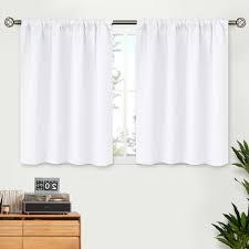 Coxila 2 Pcs Pink Bow Curtains for Girls Room, 42 x 63 Inch Rod Pocket White Drapes, Coquette Aesthetic Kawaii Decor for Kids Bedroom, Nursery Window Treatment, Preppy Princess Party Backdrop