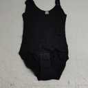 Nebility Womens' Waist Trainer Seamless Round Neck Tummy Control Shapewear Bodysuit (X-Large-XX-Large, Black)