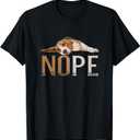 Nope Lazy Beagle Funny Dog Lover Vintage Cute Beagle Mom T-Shirt, Small