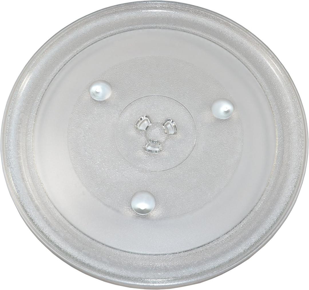 HQRP 12-3/8 inch Glass Turntable Tray compatible with Hamilton Beach P100N30 P100N30AL P100N30ALS3B HBP100N30ALS3 GA1000AP30P3 EM031MZC-X1 HB61S100027880 Microwave Oven Cooking Plate 315mm