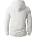 KLIEGOU Men's heavy weight Casual Hoodies - Pullover Hooded Sweatshirt for Men (103 White M) (White, M)