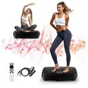 Vibration Plate Exercise Machine, 2025 Upgraded Double Motors Vibration Plate for Lymphatic Drainage, EvoSpark 3D PRO Vibration Plates for Weight Loss,450 Lbs Capacity Vibrate Fitness Platform
