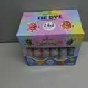 24 Colors Tie Dye Kit, Tie Dye Set for Kids, Pre-Filled Bottles, Non Toxic Permanent Fabric Dye Art Set, Easy DIY Fabric Art - Create Fun (24 Colors)