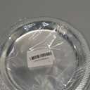 100 Count Clear Plastic Plates 9 Inch,Washable & ReusableDessert Plates Disposable,Cake Plates Disposable,Clear Plates For Party,Weddings and Events