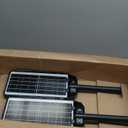 Deepn Solar Lights Outdoor, IP66 Waterproof Street Lights Outdoor, 6500K Dusk to Dawn Solar Security Flood Lights Motion Sensor with Remote Control for Yard, Entryway Garage, Porch 2 Pack