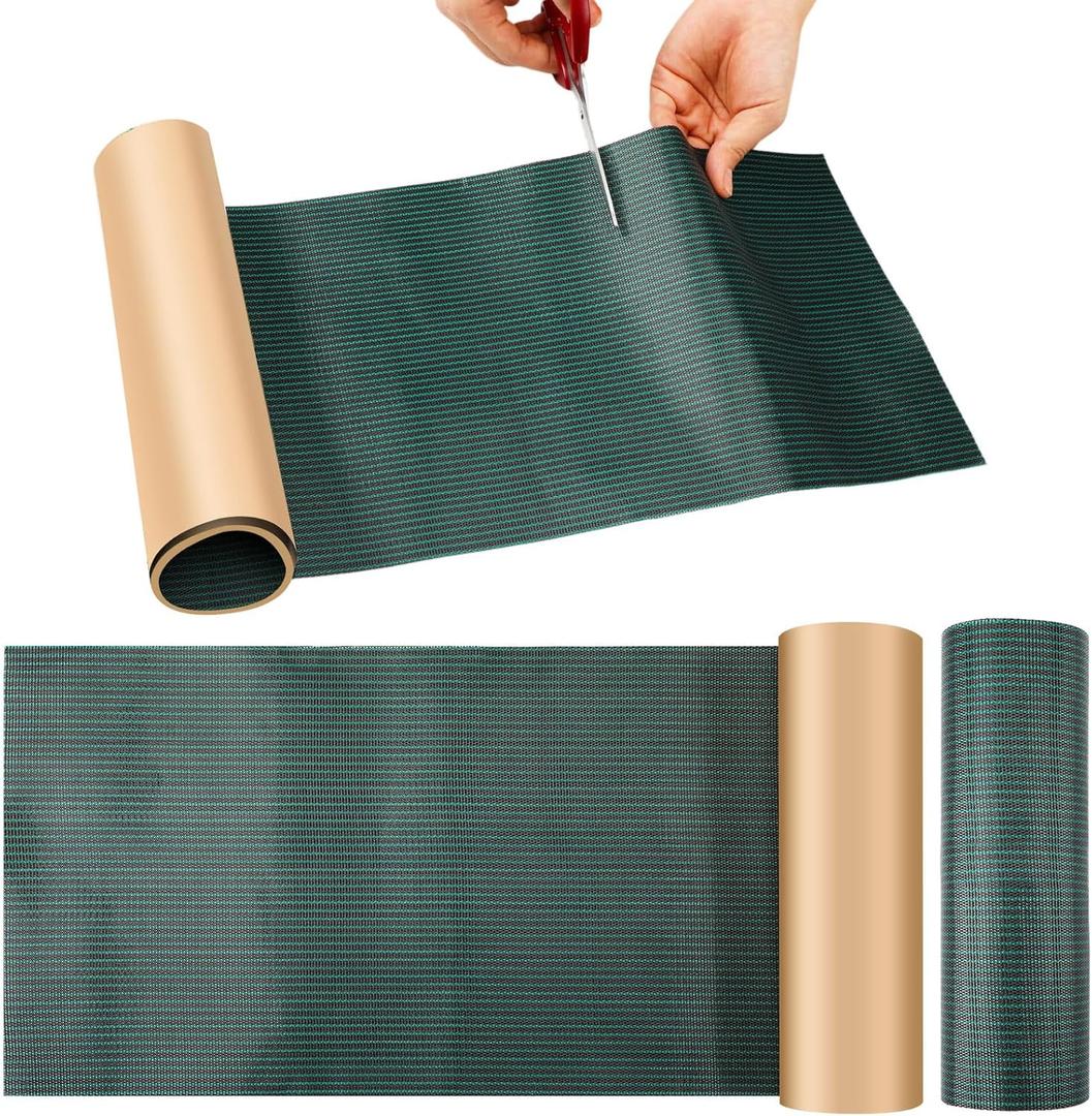Pushglossy 2 Rolls Pool Patch Repair Kit 8 x 39 Inch Self Adhesive Swimming Pool Safety Cover Patch Kit Pool Cover Repair Kit for Inground Safety Pool Cover (Green)