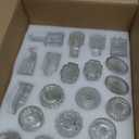 Glass Bud Vases Set of 36PCS, Small Flower Vases for Wedding Centerpiece Table Decoration, Vintage Vase in Bulk for Flower Arrangements, Mini Vase for Birthday Party, Festival Home Decor,Clear