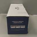 Osteo Cervical Pillow for Neck Pain Relief, Hollow Design Odorless Memory Foam Pillows with Cooling Case, Adjustable Orthopedic Bed Pillow for Sleeping, Support for Side Back Sleepers (Standard High(24.5*16.5*5.2/4.1 inches), Blue)