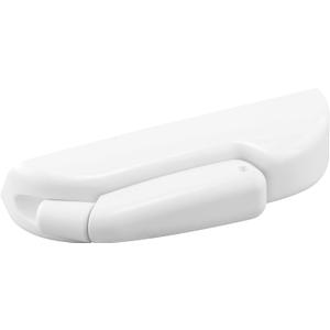 Truth TH 24086 5-1/2 In. White Plastic Cover with Diecast Cover and Nesting Folding Handle for Casement and Awning Operators (Single Pack)