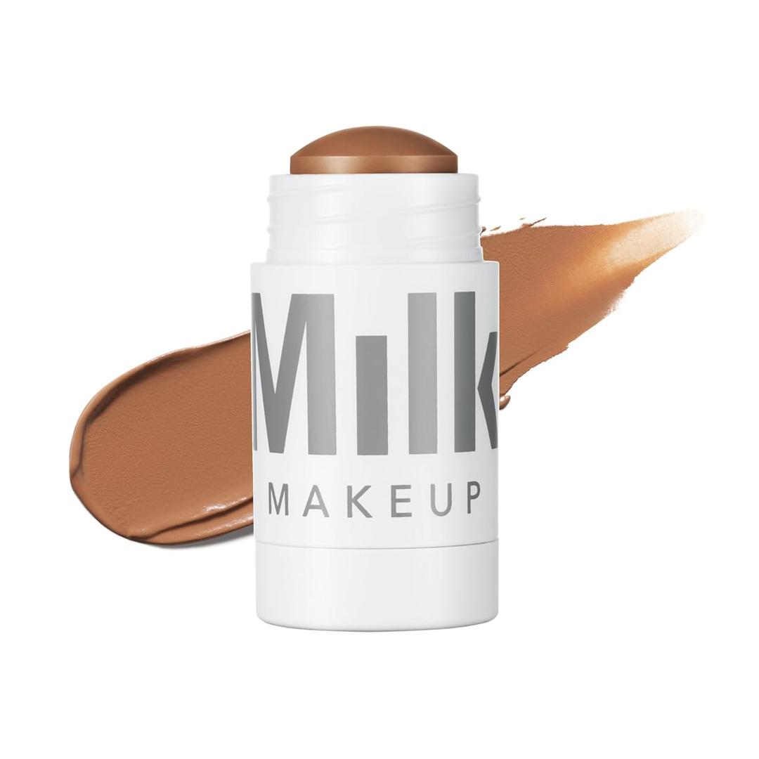 Milk Makeup Matte Bronzer  Buildable Cream Bronzer Stick with Mango Butter + Apricot Oil  Hydrating, Multi-Use Formula for a Sunkissed Glow