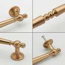 10 Pack Champagne Bronze Cabinet Pulls 5 Inch/128mm Hole Center Zinc Alloy Handles for Drawer Dresser Kitchen Cupboard Bathroom Furniture Hardware