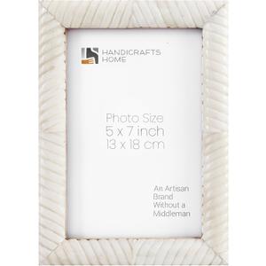 Handicrafts Home 5x7 Picture Frame - Vintage Style Wall Hanging & Desk Decor - Farmhouse Photo Frame for Living Room Office & Home Decor, Gift Picture Frame, Pre Wedding, Family Picture, Siren-Ligeia