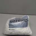 Pleated Bed Skirt Queen Size, Tailored Dust Ruffle 14 Inch Drop Easy Fit, Pleated Grid Plaid Bedskirts, Machine Washable, Anti-Slip, Microfiber, No Split Corners-White