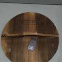 YOSUKATA Cast Iron Wok Cover - Premium Wok Cover 14 inch Pan Lid - Wooden Wok Lid 14 in with Ergonomic Handle - Condensate-free 14 inch Pan Lid - Durable Wok Accessories for Genuine Asian Cooking