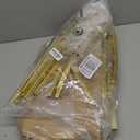 Gold Metal Arch Backdrop Stand 2 Set 7.2FT, 6FT Wedding Arch Stand Arched Door Frame for Birthday Party Baby Shower Ceremony Indoor Outdoor Celebration Decor (7.2FT, 6FT)