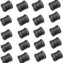 1/2" Metal Pipe Coupling - Decorative Pipe Shelf Dcor, Industrial Pipe Fittings [20 Pack]