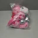 Stuffed Unicorn Animal Love Plush Toy with Hearts and Bow for Valentine,Soft Small 11.8" Sweet Plushie,Gifts for Girls