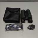 12x32 Compact Binoculars for Adults - High Powered Lightweight Small Binoculars with Large View - Super Bright Waterproof Binocular for Bird Watching Travel Cruise Ship Hiking Sports Concert (Dark Green)